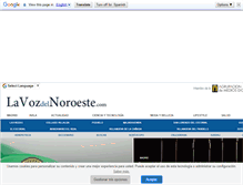 Tablet Screenshot of lavozdelnoroeste.com
